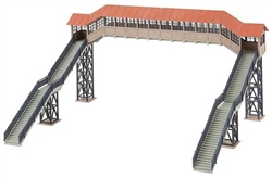 Faller 120109 HO Covered Pedestrian Bridge Kit