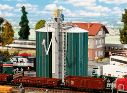 Faller 120260 HO Double Silo w/Elevator Kit