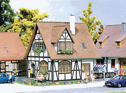 Faller 130257 HO One-Family House w/Half-Timber Framing Kit