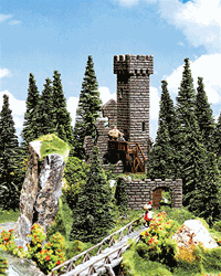 Faller 130285 HO Castle Tower Ruins Kit