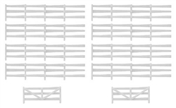 Faller 272412 N Three-Rail Fence Kit 36-5/8" Long