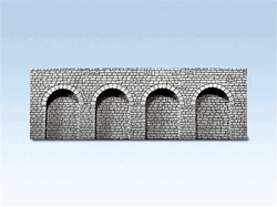 Faller 272600 N Arcades Natural Stone w/Round Arch Kit