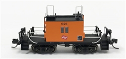 Fox Valley 91168 N Milwaukee Road Transfer Caboose Milwaukee Road 21 Logo on Side