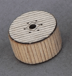 GCLaser 1192 N Cable Reel 6-Pack Kit Laser-Cut Wood Covered 3/8 x 9/16" Diameter