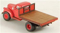 GCLaser 19047 HO Flatbed Truck Body Kit Fits Classic Metal Works 1941/46 Chev Single Tandem Semi Tractor