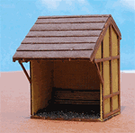 GCLaser 250 N Pennsylvania Passenger Shelter Circa 1911 Laser-Cut Wood Kit