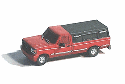 GHQ 51004 N American Trucks Unpainted Metal Kit Pickup Truck w/Topper