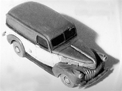 GHQ 57016 N American Truck Chevrolet Unpainted Metal Kit 1941 Panel Van