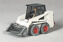 GHQ 61001 HO Construction Equipment Unpainted Metal Kit Bobcat Skid-Steer Loader