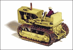 GHQ 61011 HO Construction Equipment Unpainted Metal Kit 1940s Tracked Crawler