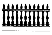 Grandt Line 3514 O Victorian Picket Fences