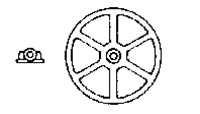 Grandt Line 3525 O Cable Sheave/Bearing 34" Diameter