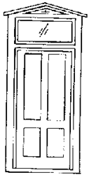 Grandt Line 3604 O Durango Station Door w/ Frame & Transom