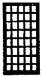 Grandt Line 8012 N 40-pane Engine House Window Scale 64 x 127" Pkg 8 