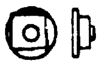 Grandt Line 98 O Nut-Bolt-Washer 1-1/2" Nut 3/4" Bolt 2" Steel Washer