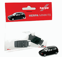 Herpa 12140 HO Volkswagen Polo 2-Door Minikit Various Standard Colors