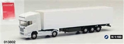 Herpa 13802 N Scania R TL Tractor with Dry Van Trailer MiniKit Various Standard Colors