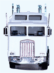 Herpa 15257 HO K100 Semi Tractor w/5-Bar Grille