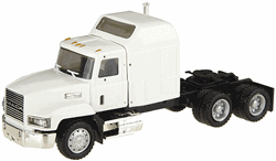 Herpa 25263 HO American Trucks Tractor Only Mack CH 613 Conventional w/Sleeper & Dual Rear Axles Unpainted White