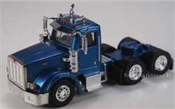 Herpa 410512 HO Peterbilt 367 3-Axle Day-Cab Tractor Only 2 Pack Assembled Blue