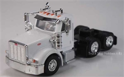 Herpa 410513 HO Peterbilt 367 3-Axle Day-Cab Tractor Only 2 Pack Assembled White