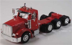 Herpa 410521 HO Peterbilt 367 4-Axle Day-Cab Tractor Only 2 Pack Assembled Red