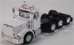 Herpa 410523 HO Peterbilt 367 4-Axle Day-Cab Tractor Only 2 Pack Assembled White