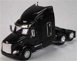 Herpa 410544 HO Peterbilt 579 3-Axle Sleeper-Cab Tractor Only 2 Pack Assembled Black