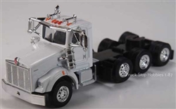 Herpa 410673 HO Kenworth T800 4-Axle Day-Cab Tractor Only 2 Pack Assembled White