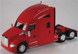 Herpa 410691 HO Kenworth T680 3-Axle Sleeper-Cab Tractor Only 2 Pack Assembled Red