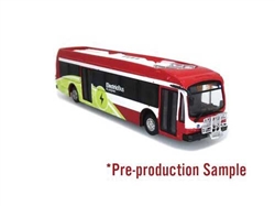 Iconic Replicas 870304 HO Proterra ZX-5 Bus Assembled Toronto Transit Commission TTC
