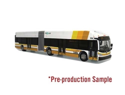 Iconic Replicas 870305 HO New Flyer Xcelsior XN60 Articulated Bus Assembled The Bus Honolulu