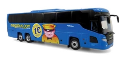 Iconic Replicas 870472 HO Scania Touring HD Coach Assembled Megabus France French Lettering