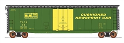 Intermountain 45954 HO 50' PS-1 Single Door Boxcar w/Cushion Underframe Transport Leasing TLCX Green Yellow