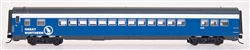 Intermountain 6615 N CNW-Style 56-Seat Coach w/Interior Lights Great Northern Big Sky Blue