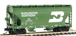 Intermountain 66526 N ACF 2-Bay Center-Flow Covered Hopper Burlington Northern Cascade Green