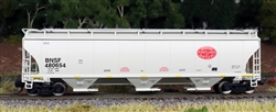 Intermountain 67243 N Trinity 5161 Cubic Foot Covered Hopper BNSF Railway Spokane Portland & Seattle Legacy Scheme Gray Oval Logo