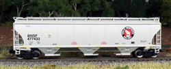 Intermountain 67244 N Trinity 5161 Cubic Foot Covered Hopper BNSF Railway Great Northern Legacy Scheme Gray Rocky Logo