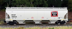 Intermountain 67249 N Trinity 5161 Cubic Foot Covered Hopper BNSF Railway Chicago Burlington & Quincy Legacy Scheme Gray Rectangle Logo