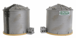 Imex 6146 HO Sukup Grain Tower #2 Perma-Scene