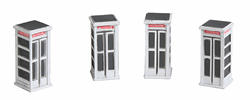 Imex 6158 HO Telephone Booth Perma-Scene Assembled Pkg 4