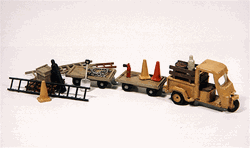 JL Innovative 925 HO Deluxe Cushman Truckster & Carts Detail Set Kit