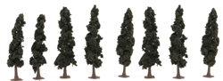 JTT 92134 Evergreen-Conifer Trees Super Scenic Series 4-1/4 4-5/16" Pkg 8