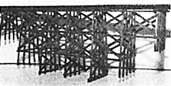 JV Models 1014 N Timber Trestle Bridge Kit