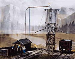 JV Models 2008 HO Sand Tower & Drying House 5-3/8 x 6-1/8" 