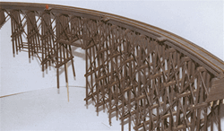 JV Models 4016 O Curved Wood Trestle Kit