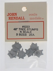 JV Models 8223 N Tree Stumps 48" 2 Each of 3 Sizes