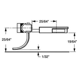 Kadee 21 HO #21 Plastic Shank Plastic-Shank Coupler Kit Long Underset Long 25/64" Underset w/#213 & #232 Draft Gear Box 2 Pair