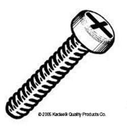 Kadee 256 2-56 Insulated Nylon Screws 1/2" 1.27cm Pkg 12