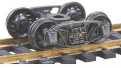 Kadee 553 HO 1898 Andrews Fully Sprung Self-Centering Metal Trucks Code 110 33" Ribbed-Back RP-25 Wheels 1 Pair